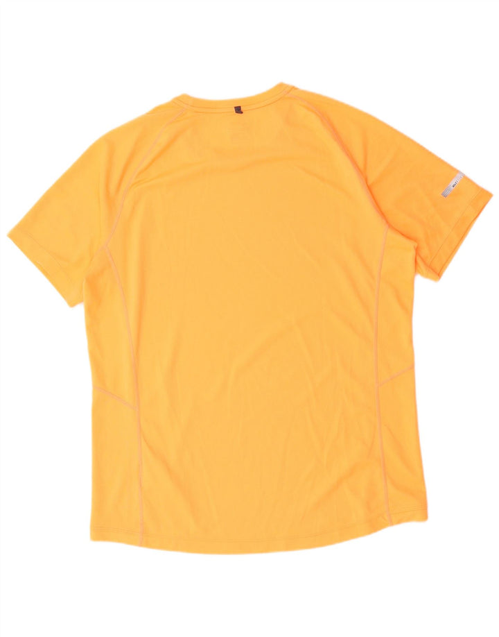 Męski T-shirt Nike Dri Fit, duży, pomarańczowy, poliester