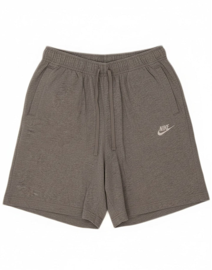 Męskie spodenki sportowe Nike, małe, szare, bawełniane