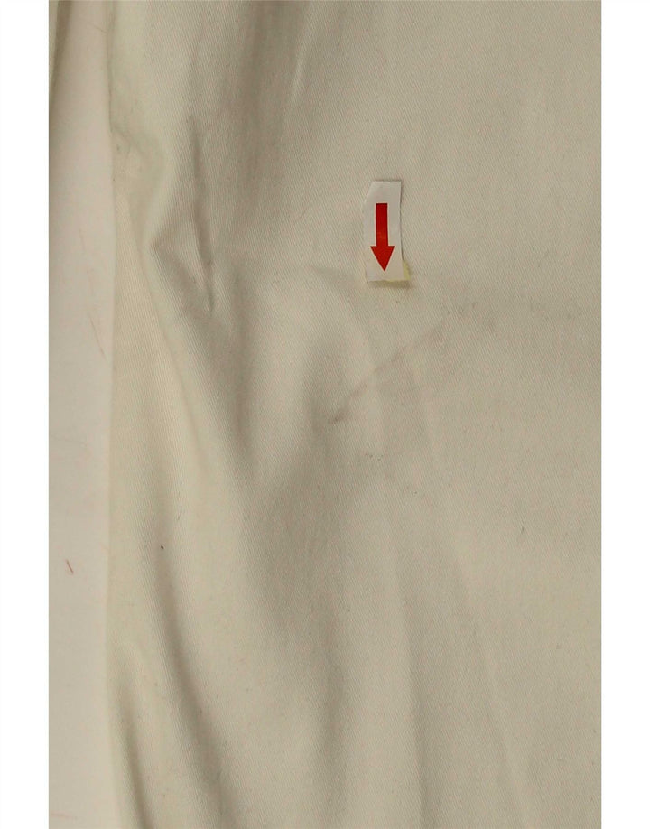 Damskie jeansy Moschino Slim W30 L29 Biała bawełna