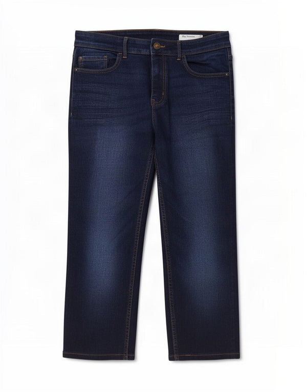 Marks & Spencer Damskie proste dżinsy UK 12 Medium W30 L19 Granatowe