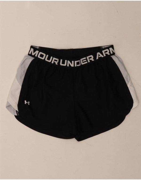 Damskie spodenki sportowe Under Armour Graphic UK 12 w kolorze średniej czerni