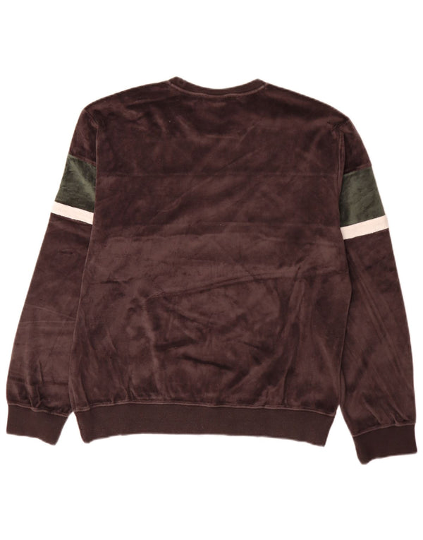 Sweter damski Champion Velvet Sweatshirt UK 16, duży, szary, z blokami kolorów