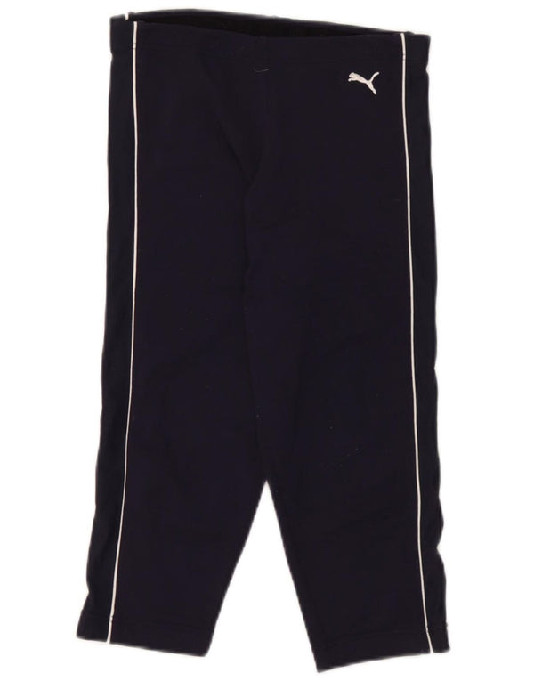 Damskie legginsy Capri Puma UK 10, małe, granatowe, nylonowe