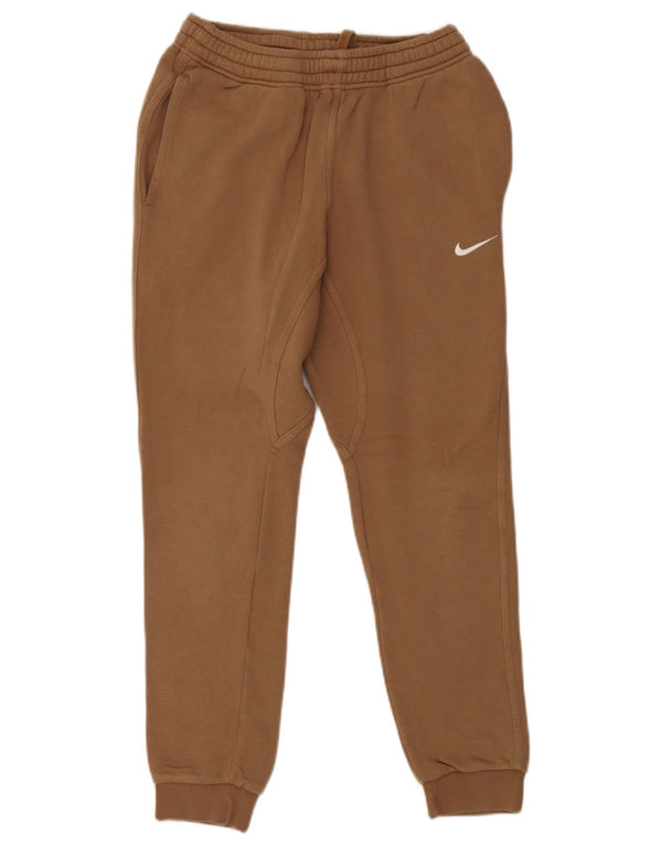 Męskie spodnie dresowe Nike, małe, beżowe, bawełniane