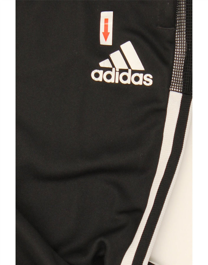 Męskie spodnie dresowe Adidas Aeroready, duże, czarne, poliestrowe
