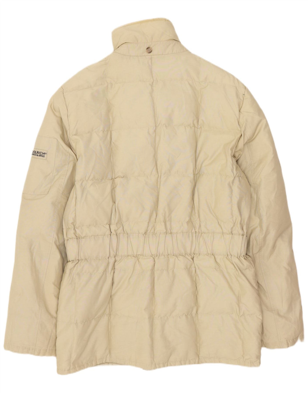 Męska ocieplana kurtka Woolrich UK 38 Średni Beżowy Elastomer