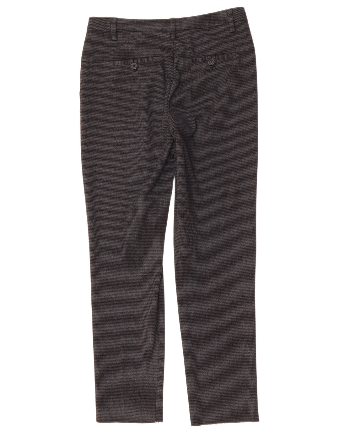 Damskie spodnie garniturowe BENETTON UK 6 XS W28 L27 Czarne pepitkę