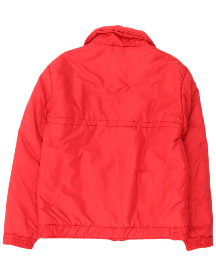 Damska kurtka ocieplana w stylu vintage IT 50 XL, czerwony poliester