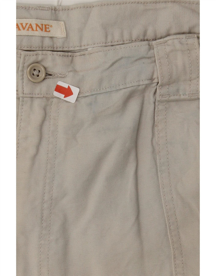 SAVANE Mens Cargo Shorts W40 XL Off White Cotton Vintage Savane and Second-Hand Savane from Messina Hembry 