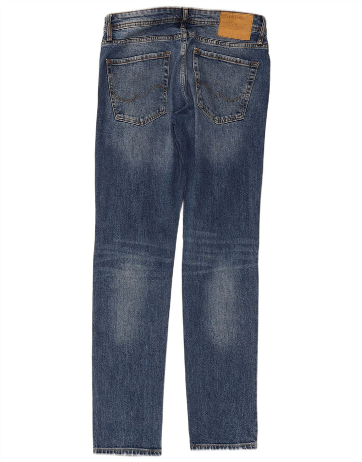 JACK & JONES Męskie jeansy GLENN w trudnej sytuacji W31 L32 Niebieskie, bawełniane