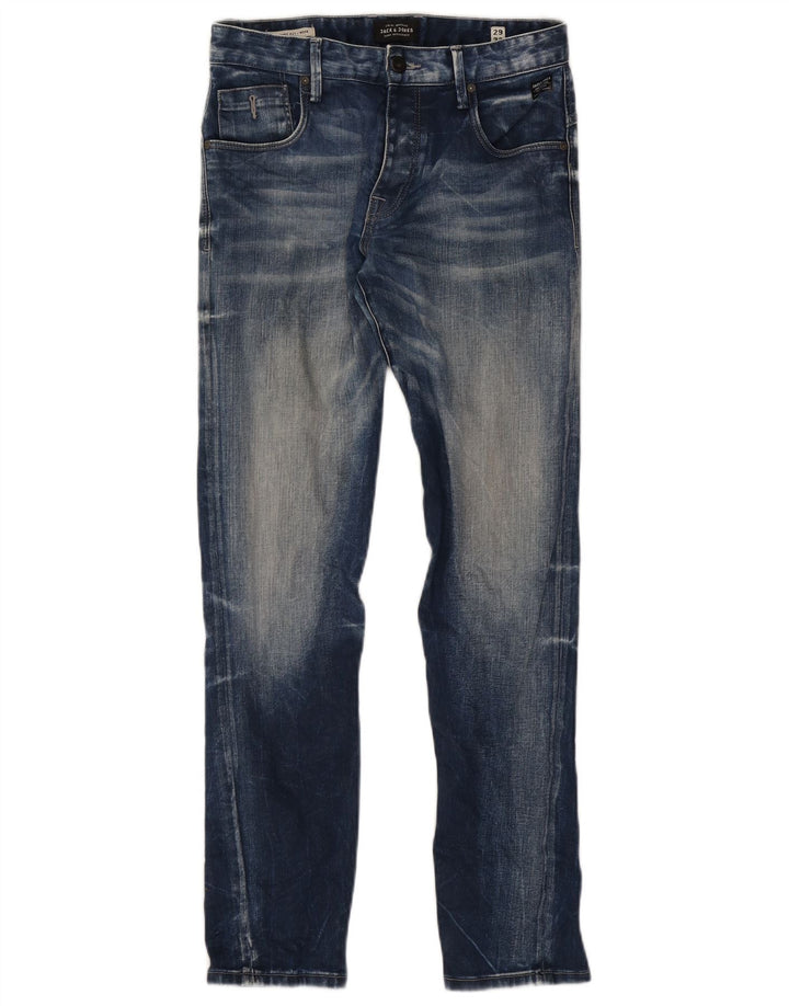 Męskie dżinsy Jack & Jones Mike Straight W29 L32 Niebieskie bawełniane