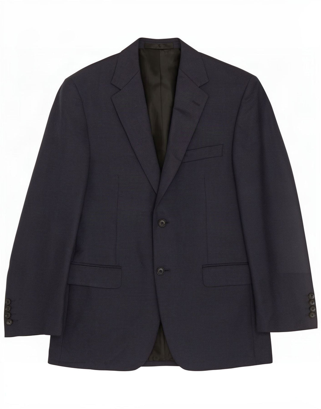 Marks & Spencer Męska krótka marynarka UK 38 Medium Navy Blue Houndstooth