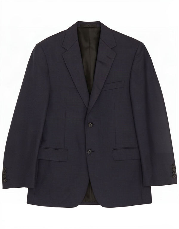 Marks & Spencer Męska krótka marynarka UK 38 Medium Navy Blue Houndstooth