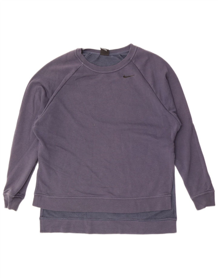 Damski sweter oversize Nike Dri Fit UK 10, mały, granatowy