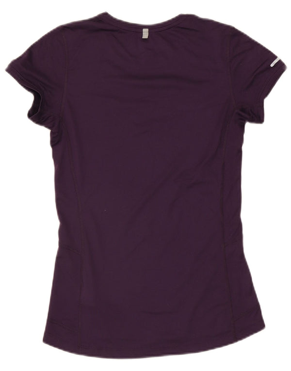 Damska koszulka Nike Dri Fit Top UK 6 XS Fioletowy poliester