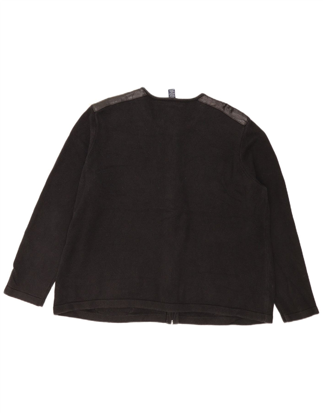 Damski sweter kardigan CHAPS UK 22 3XL Czarna bawełna