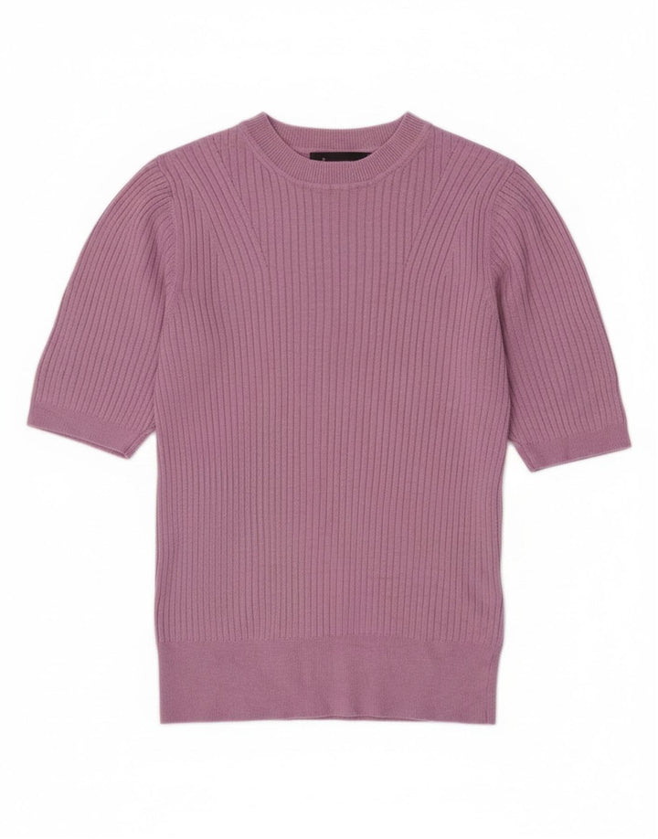 Sweter damski Marks & Spencer z okrągłym dekoltem, UK 8, mały fiolet