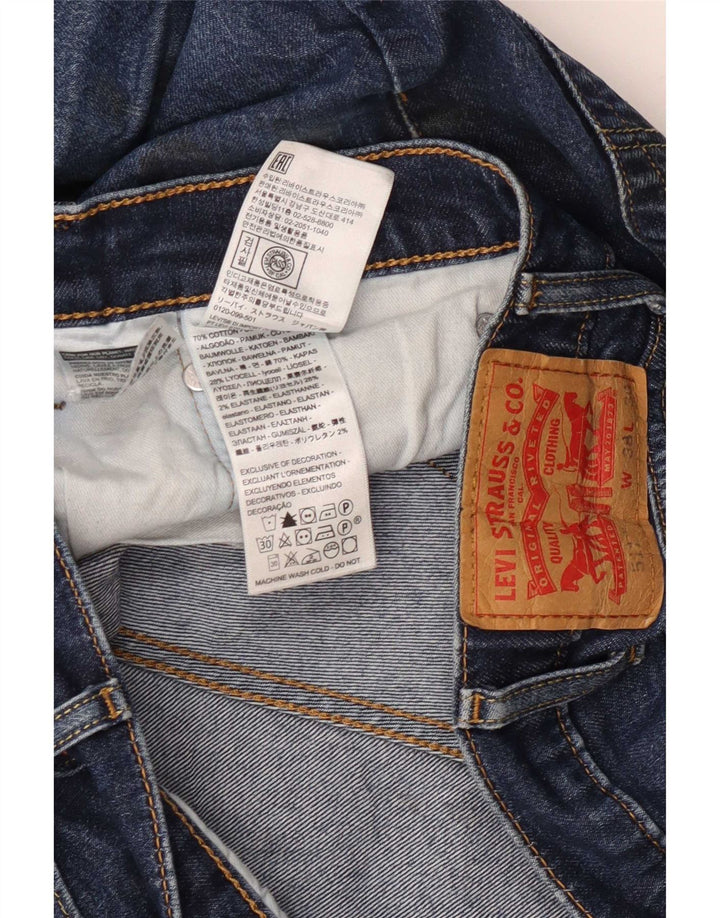 Męskie jeansy Levi's 511 Slim W38 L30 Niebieska bawełna