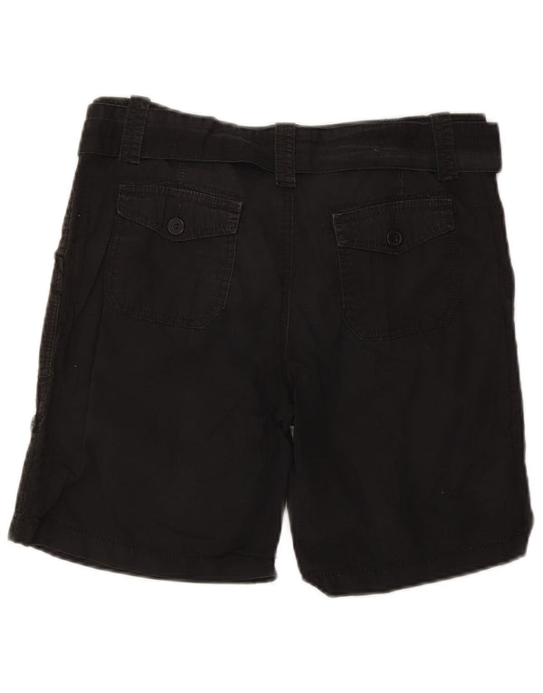 Damskie szorty Marks & Spencer UK 12 Medium W30, czarne, bawełniane