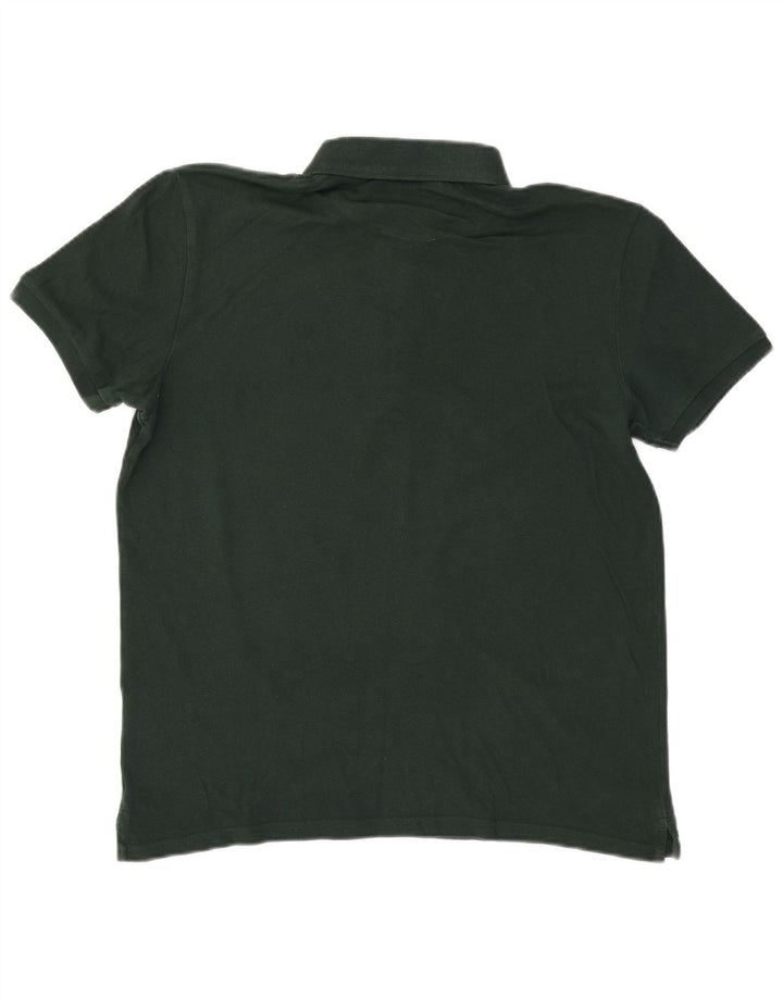 Męska koszulka polo Lyle & Scott, duża, zielona, ​​bawełniana