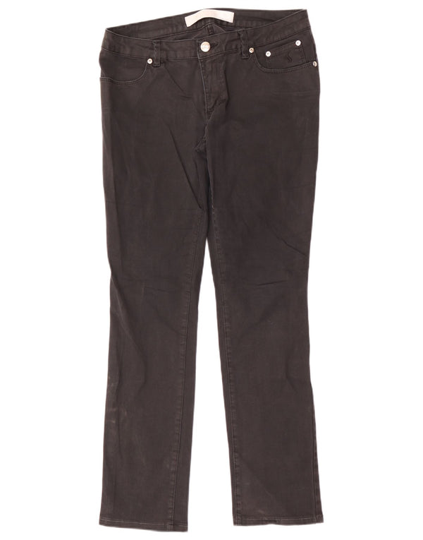SIVIGLIA Damskie spodnie typu slim casual W31 L30 Czarna bawełna