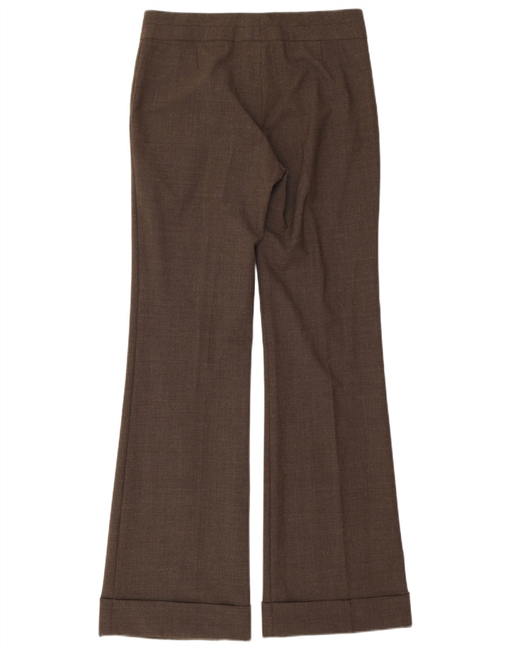 Damskie spodnie garniturowe Naf Naf EU 40 Medium W30 L33 Brązowy poliester