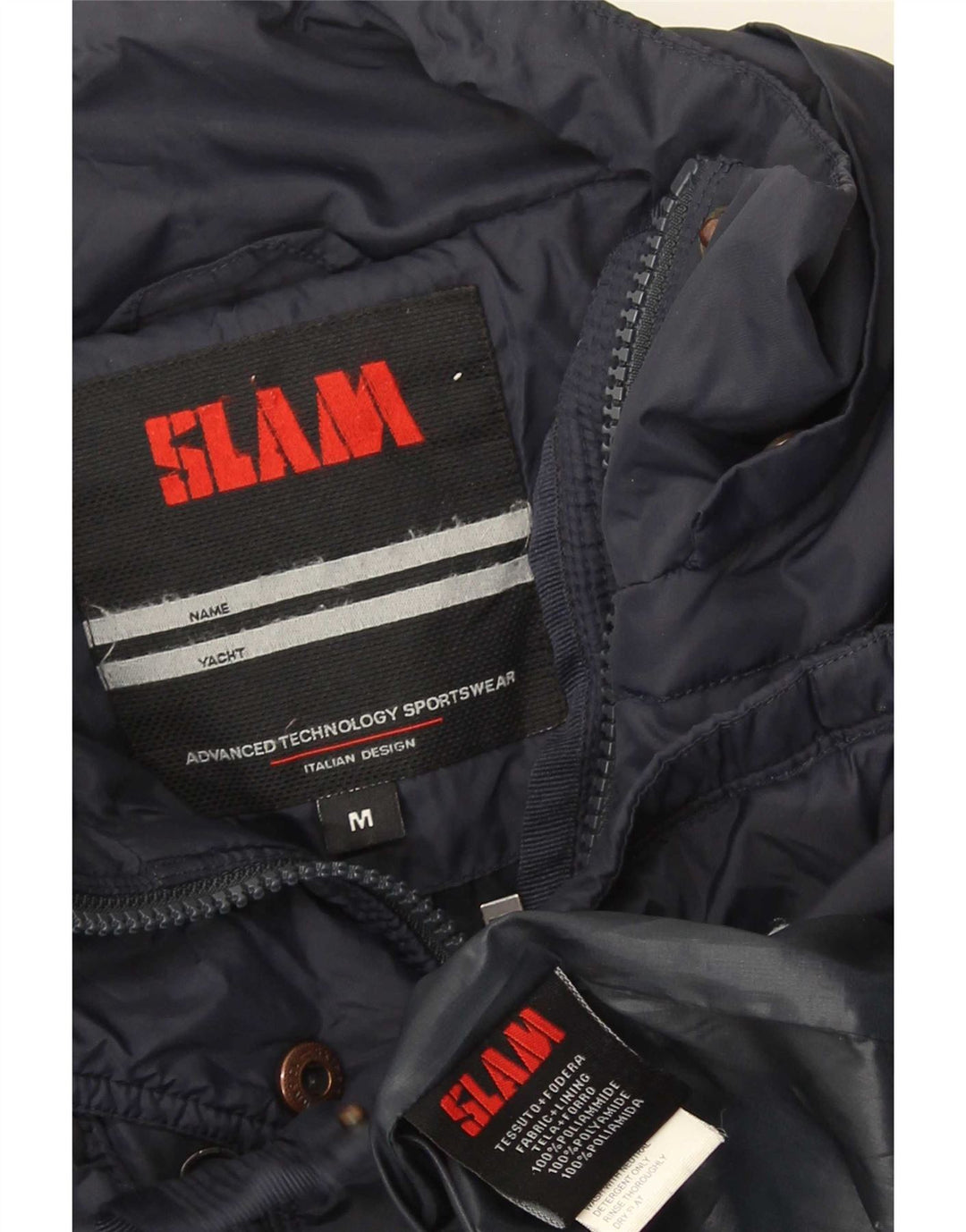 Damska kurtka wyściełana Slam UK 14 Średni granatowy poliamid