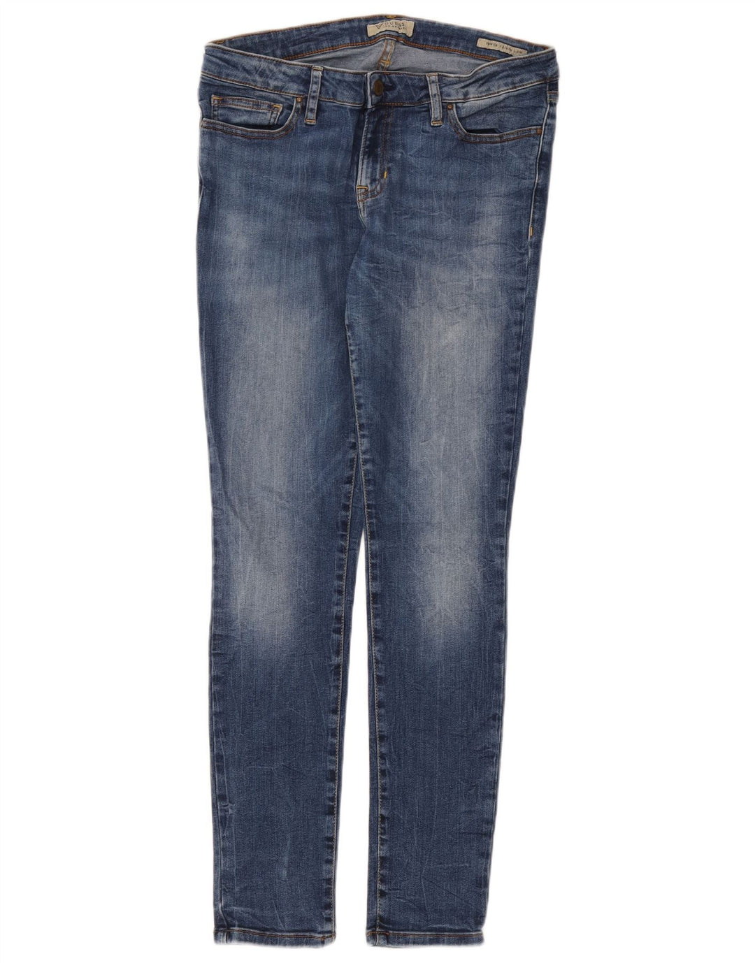Damskie jeansy Skinny GUESS W31 L30 Niebieskie, bawełniane