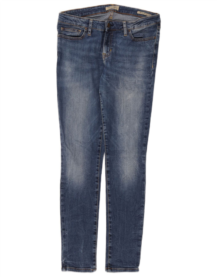 Damskie jeansy Skinny GUESS W31 L30 Niebieskie, bawełniane