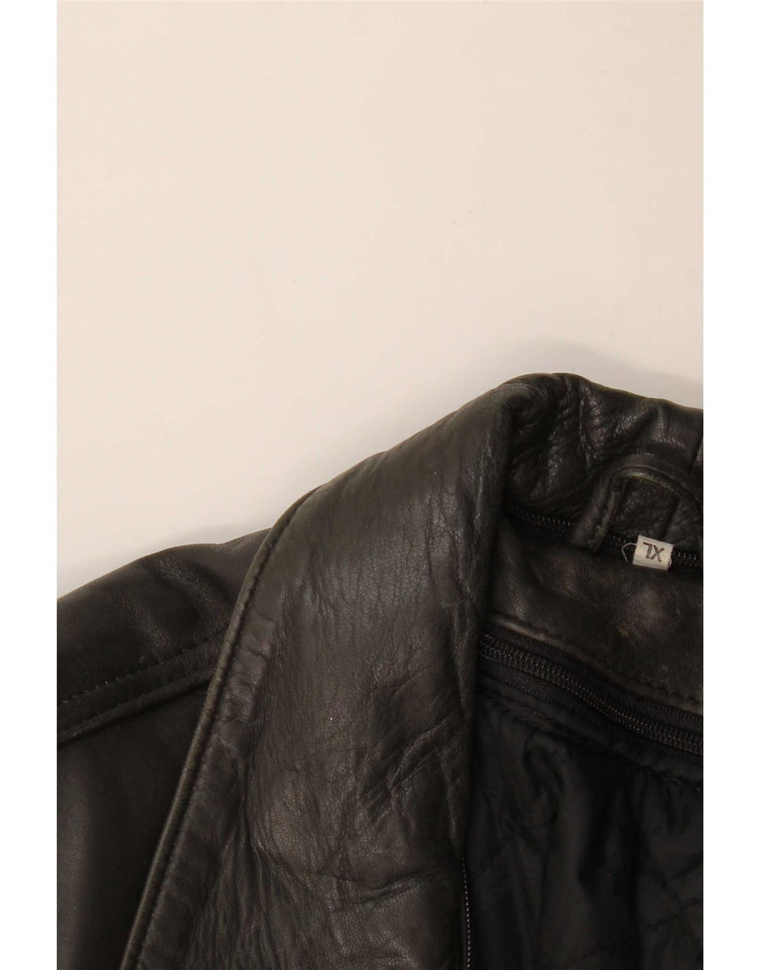 Vintage męska skórzana kurtka UK 42 XL czarna