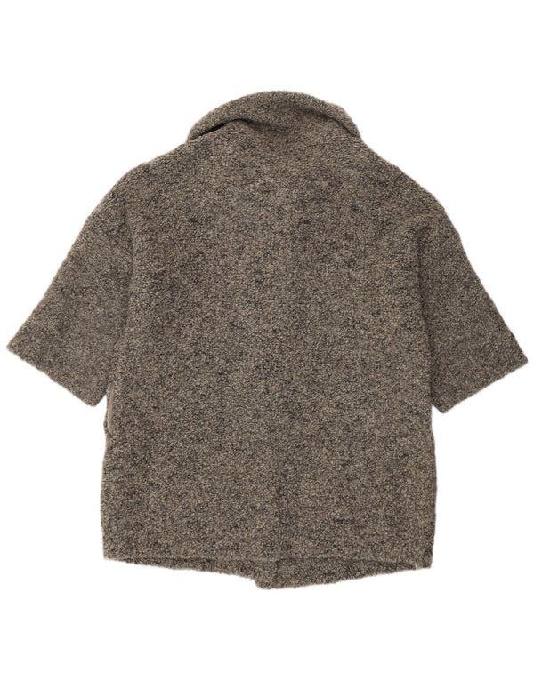 Damski sweter oversize Liu Jo o przedłużonym kroju UK 10, mały, szary, nowoczesny