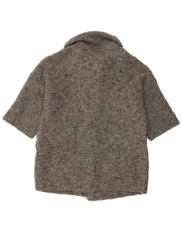 Damski sweter oversize Liu Jo o przedłużonym kroju UK 10, mały, szary, nowoczesny