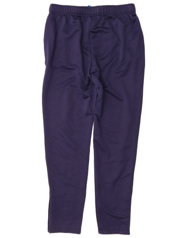 Nike Mens Dri Fit Tracksuit Trousers Large Navy Blue Polyester