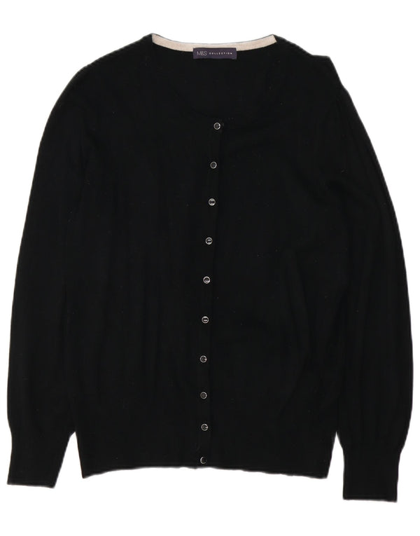 Sweter damski Marks & Spencer UK 12, średni czarny, wiskoza