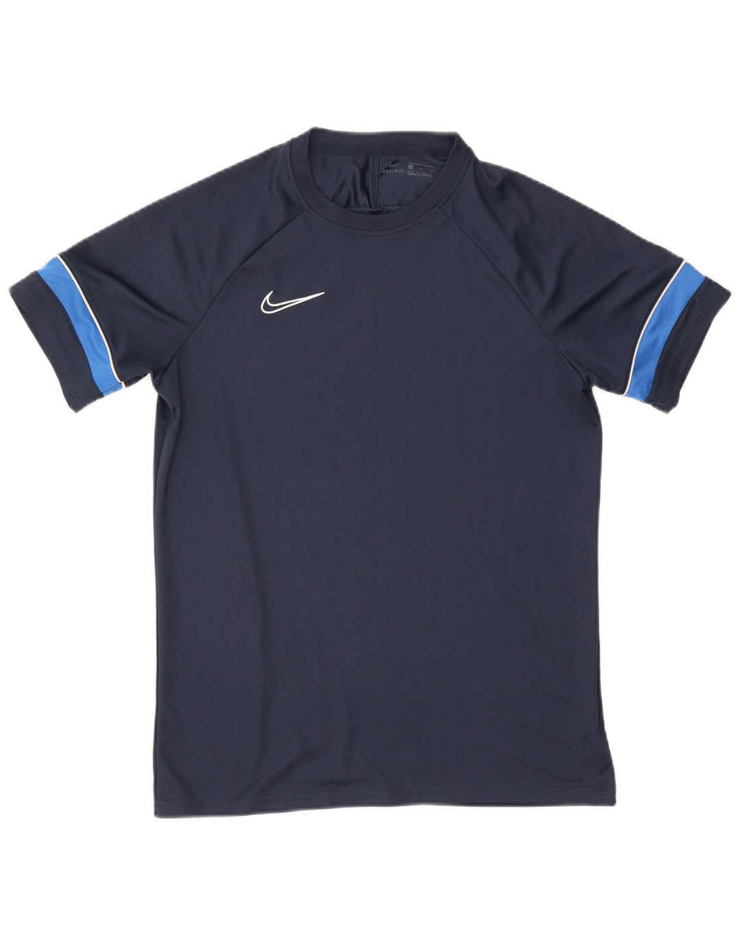 T-shirt męski Nike Dri Fit, duży, granatowy, poliestrowy blok kolorów