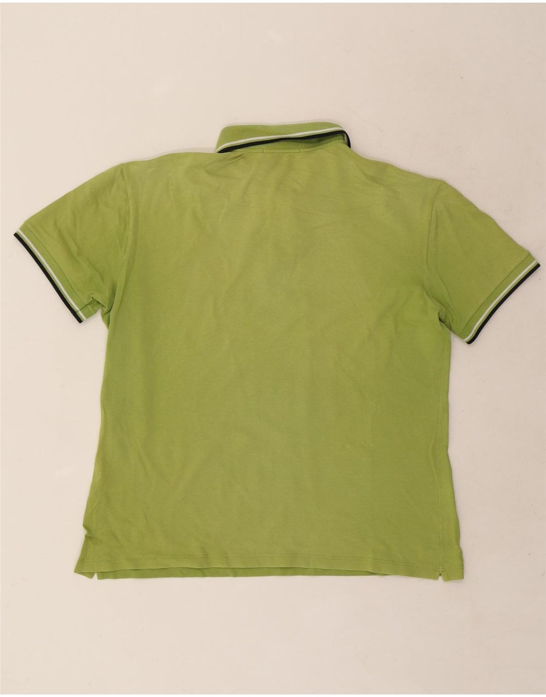 Męska koszulka polo Fred Perry, duża, zielona, bawełniana w paski