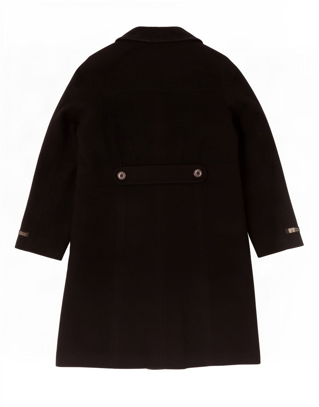Marks & Spencer Płaszcz damski UK 18 XL, czarna wełna
