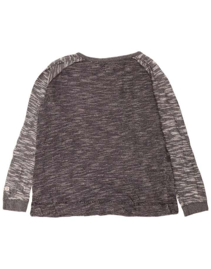 Damska koszulka Champion z długim rękawem, UK 18 XL, szara, nakrapiana bawełna