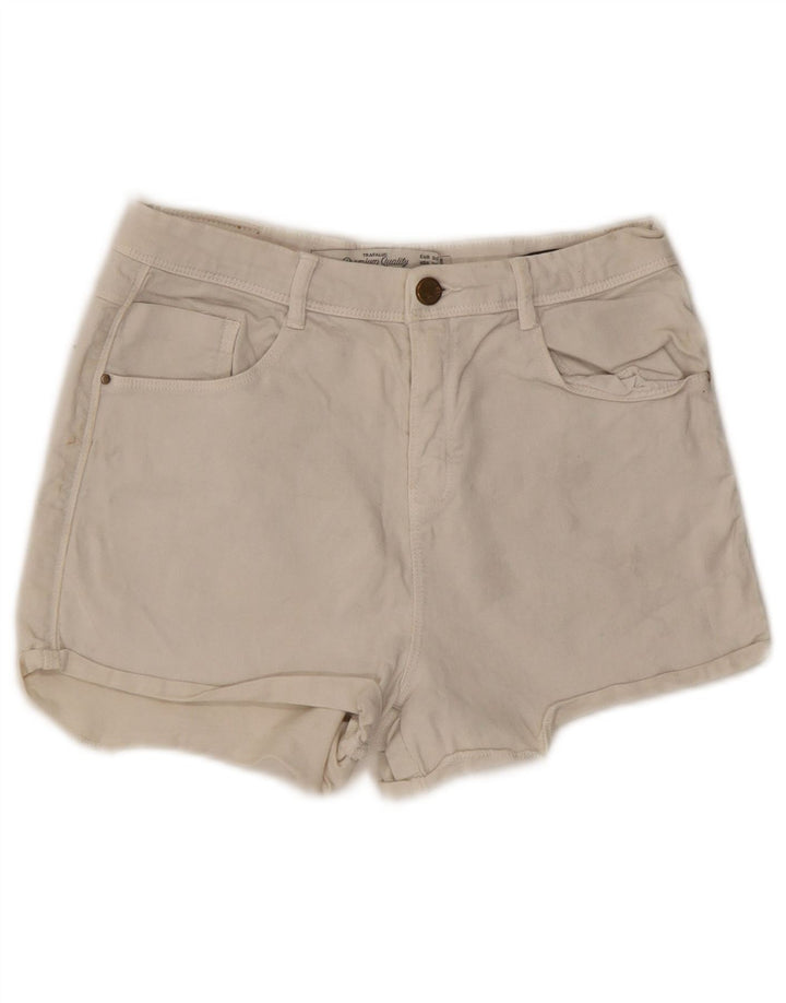 Damskie spodenki jeansowe Zara Trafaluc EU 38 Small W28 białe