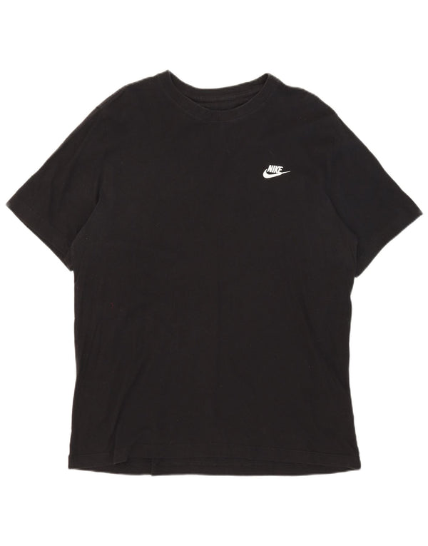 T-shirt damski Nike Top UK 16, duży, czarny, bawełniany