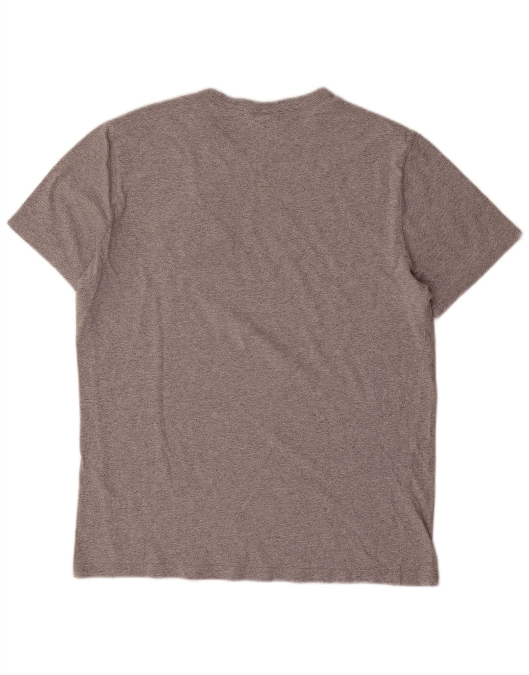 Męski T-shirt Champion z grafiką, duży, szary, bawełniany