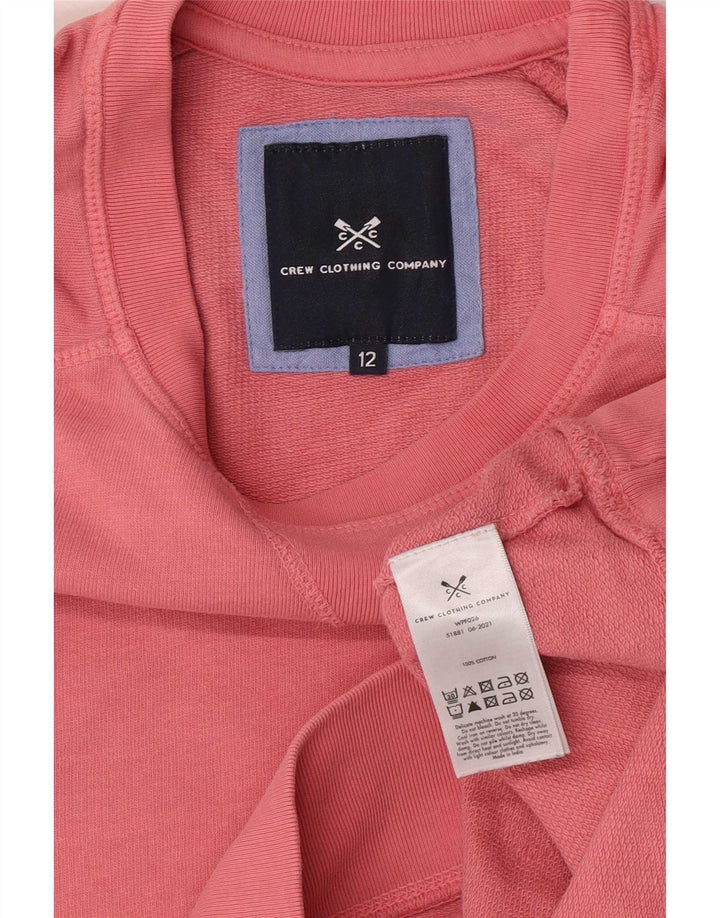 Crew Clothing Bluza damska Sweter UK 12 Średni Różowy Bawełna