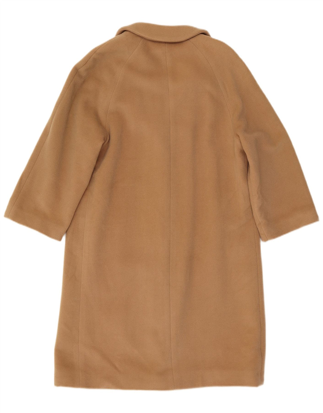 Vintage damski płaszcz oversize IT 40 Small Beżowa wełna