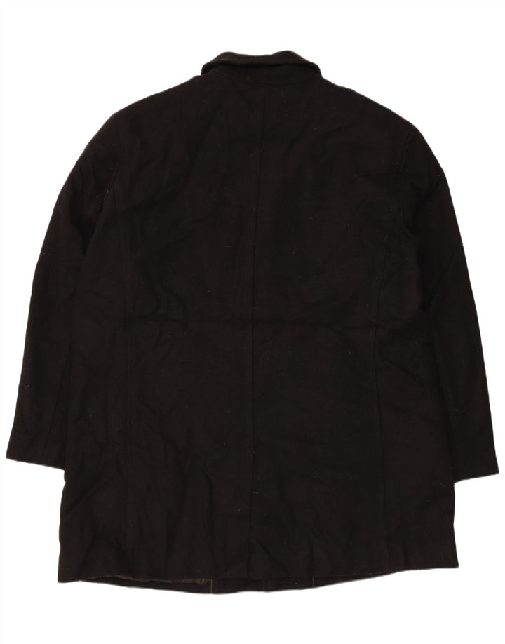 Płaszcz męski Dockers UK 44 2XL Czarna wełna