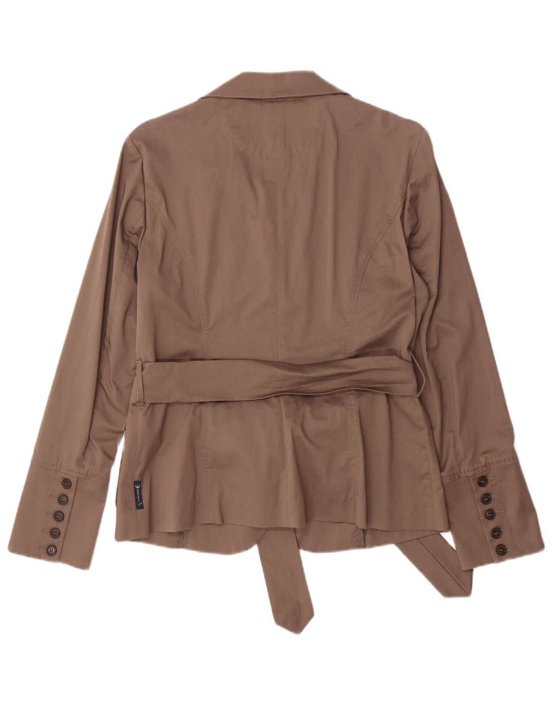 Armani Jeans Damska marynarka zapinana na 3 guziki EU 44 XL, brązowa bawełna