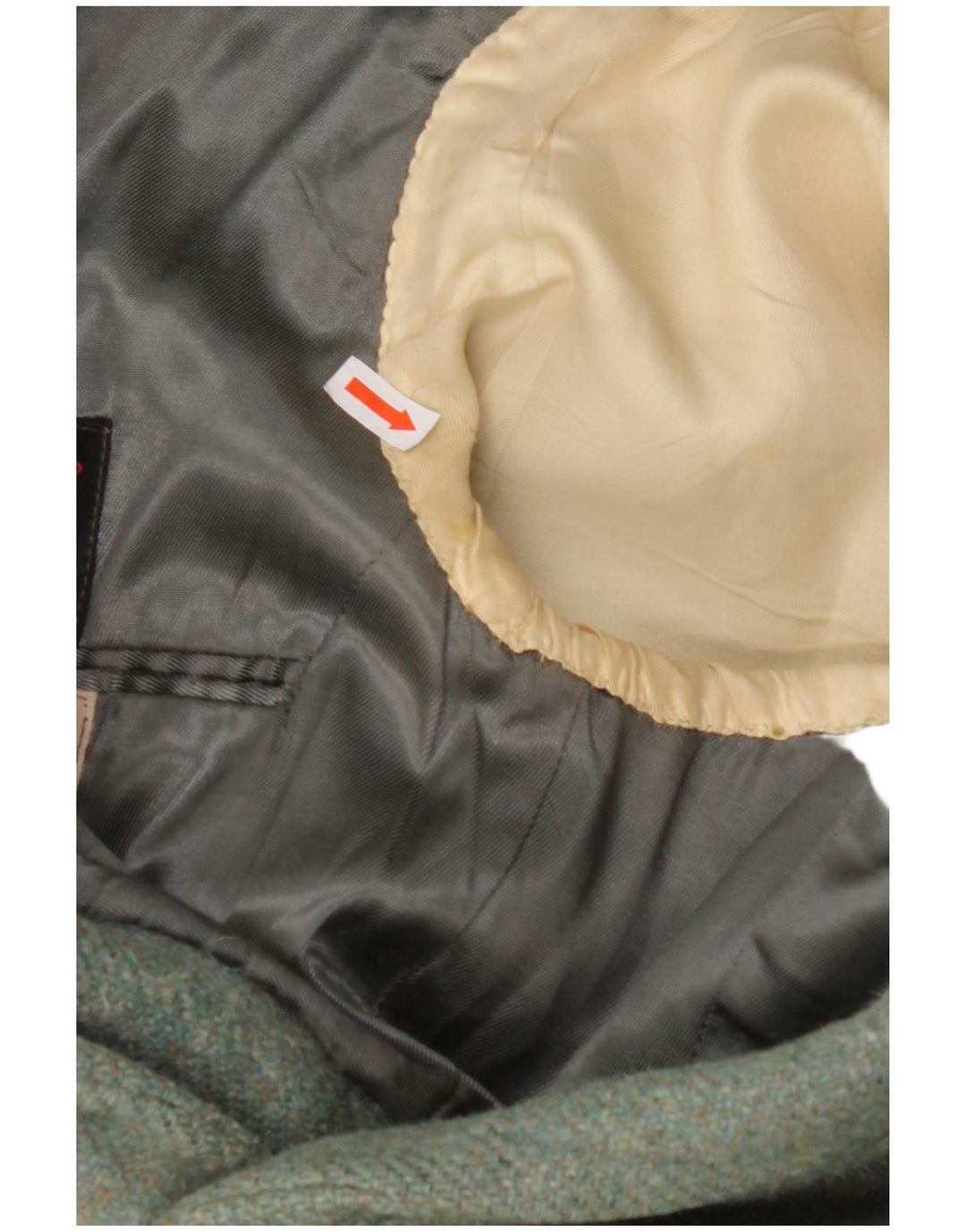 Męska marynarka BURTON zapinana na 2 guziki, UK 38, średnia zielona dziewicza wełna