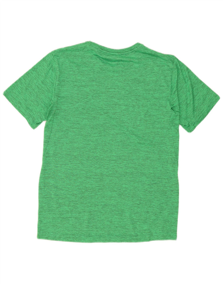 Męski T-shirt Nike Dri Fit Top, średni, zielony, nakrapiany poliester