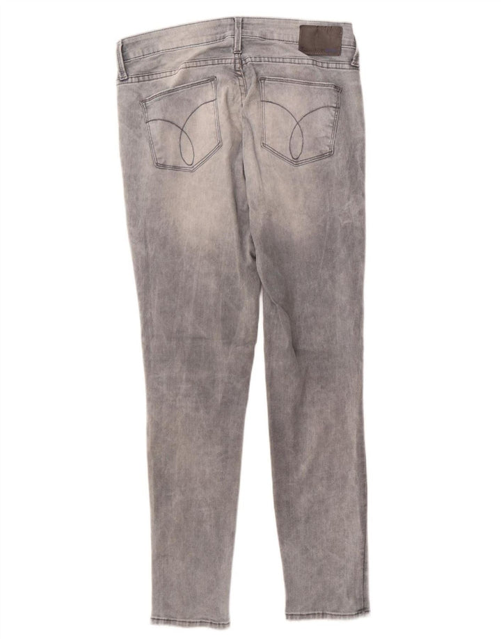 CALVIN KLEIN Womens Jegging Jeans W29 L28 Grey Cotton