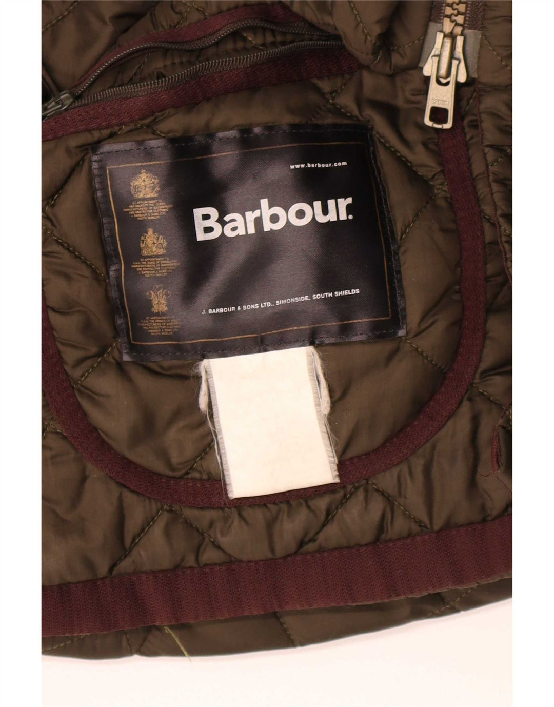 Męska pikowana kurtka Barbour rozmiar 42 XL, kolor zielony