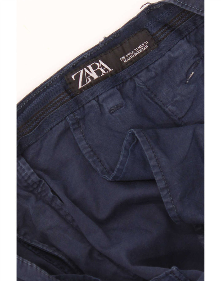Krótkie spodnie męskie Zara EU 40 Medium W31 L26 Granatowe